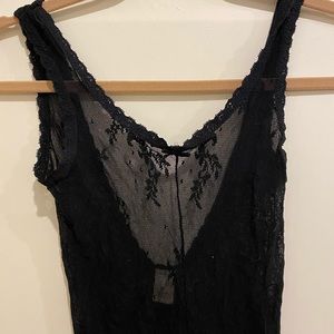 Victoria’s Secret Gold Label Black Lace Jumpsuit